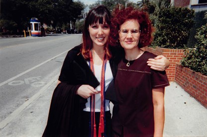 Michelle With Mom At UF Graduation