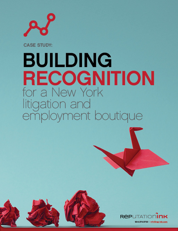 Building recognition for a New York litigation and employment boutique